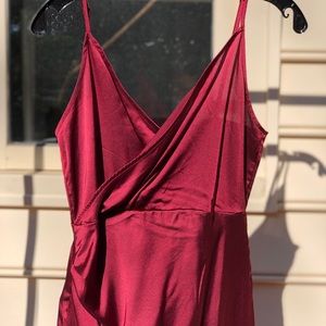 SOLD - PLT PETITE SILK MAXI DRESS